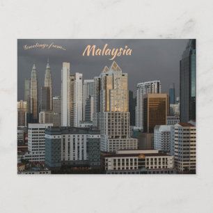 Kuala Lumpur Malaysia Postkarte