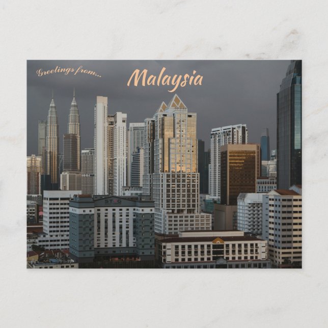 Kuala Lumpur Malaysia Postkarte (Vorderseite)