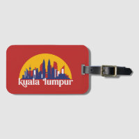 Kuala Lumpur Malaysia Retro City Skyline City City