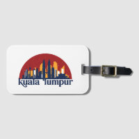 Kuala Lumpur Malaysia Retro City Skyline City City