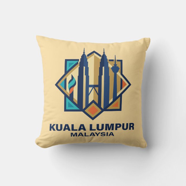 Kuala Lumpur Malaysia Southeast Asia Kissen (Vorderseite)