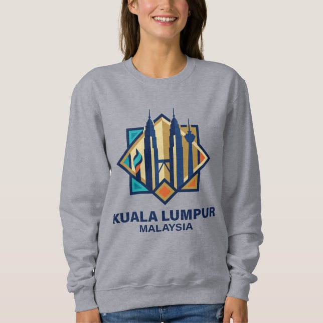 Kuala Lumpur Malaysia Southeast Asia Sweatshirt (Vorderseite)