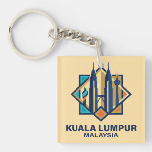 Kuala Lumpur Malaysia Südostasien Schlüsselanhänger