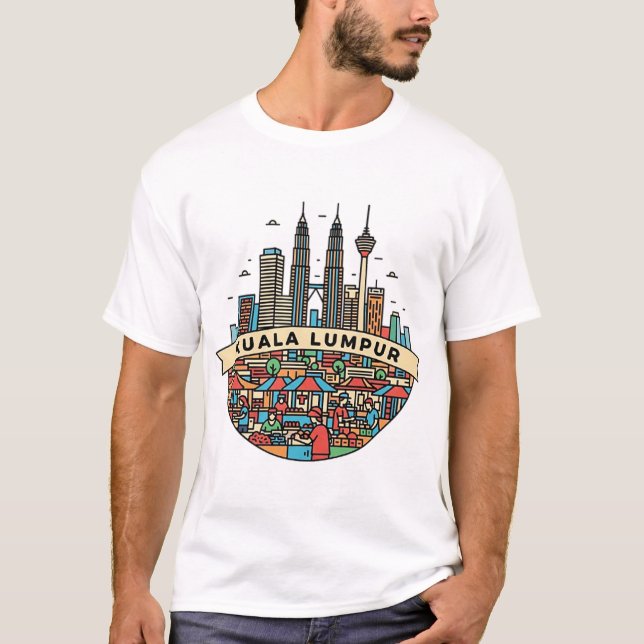 KUALA LUMPUR, MALAYSIA T-Shirt (Vorderseite)