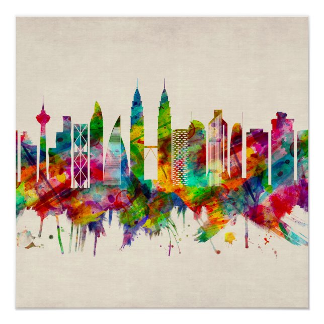 Kuala Lumpur Poster (Vorderseite)