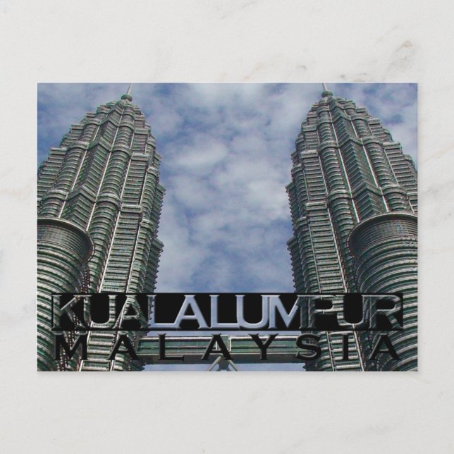 Kuala Lumpur Postkarte (Vorderseite)
