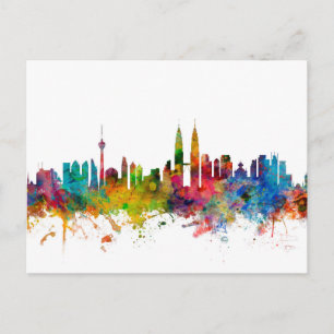 Kuala Lumpur Postkarte