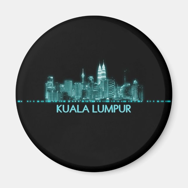 Kuala Lumpur Skyline Magnet (Vorne)