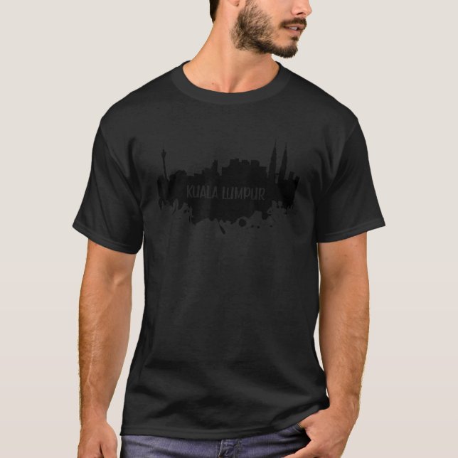 Kuala Lumpur Skyline T-Shirt (Vorderseite)