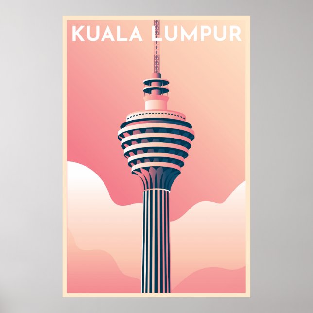 Kuala Lumpur Tower Poster (Vorne)