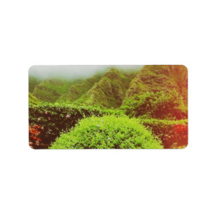 Kualoa Ranch Adressaufkleber