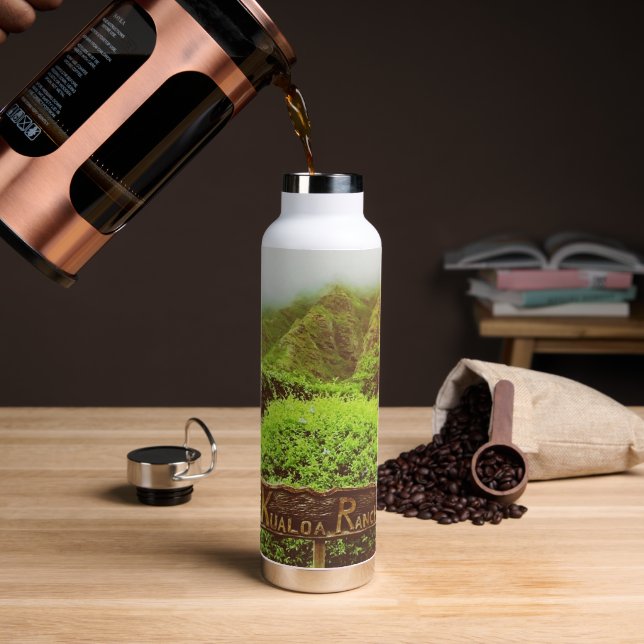 Kualoa Ranch Trinkflasche (Kaffee)