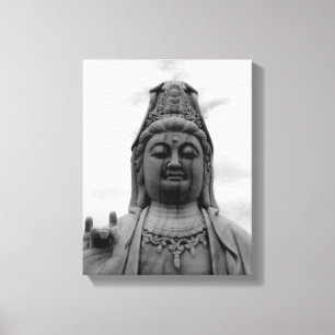 Kuan Yin Statue Fine Art Foto Leinwanddruck