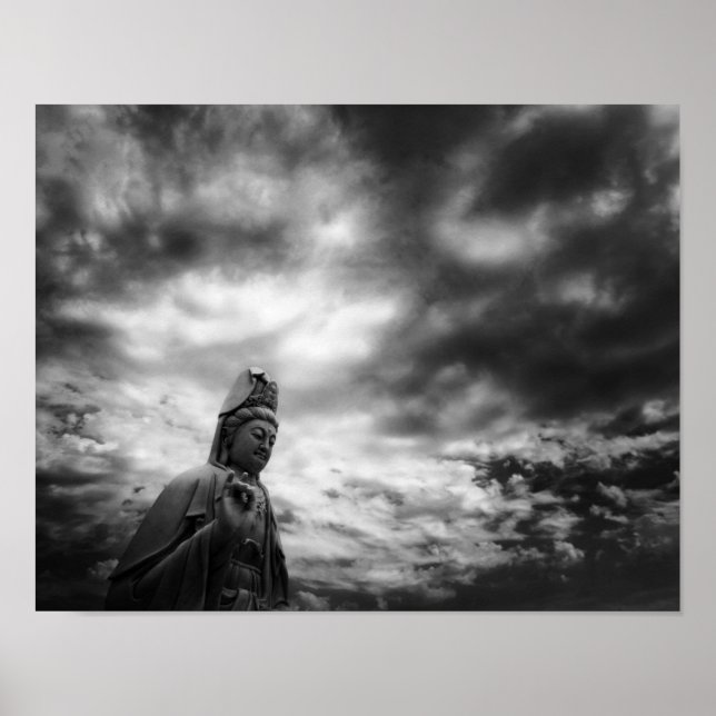 Kuan Yin Statue Fine Art Foto Poster (Vorne)
