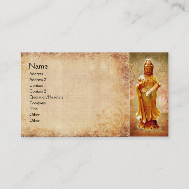 Kuan Yin Visitenkarte (Vorderseite)