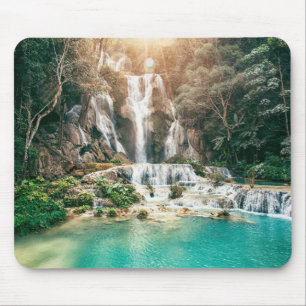 Kuang Si Falls Luang Prabang Mousepad
