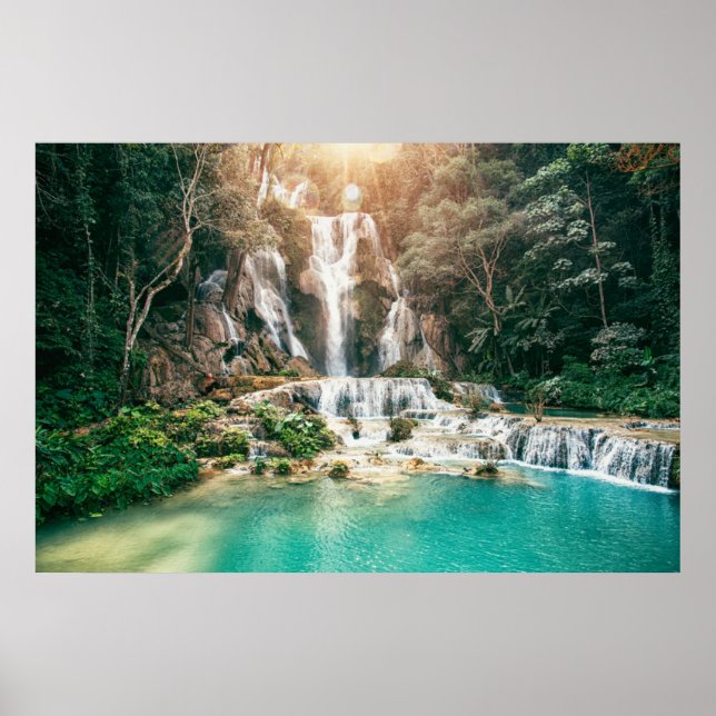 Kuang Si Falls| Luang Prabang Poster (Vorne)