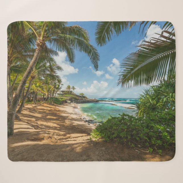 Kuau Bucht-Strand | Maui, Hawaii Sherpadecke (Vorderseite (Horizontal))