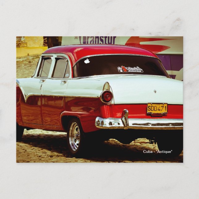 Kuba - "Antike" Postkarte (Vorderseite)