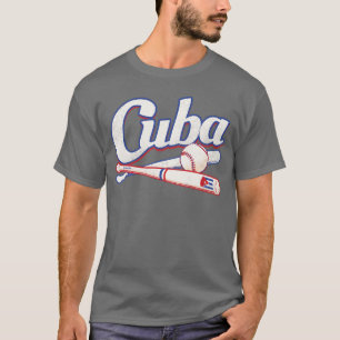 Kuba Baseball Fan Kubanische Flagge Sportteam Gesc T-Shirt