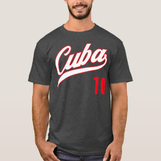 Kuba Baseball Remera Beisbol Kuba Jersey 10 1 T-Shirt