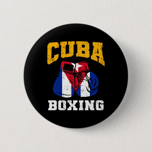 Kuba Boxhandschuhe Kuba Flag Boxing Team Cuba Pri Button