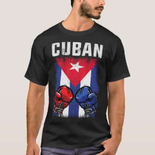 Kuba Boxing-Shirt mit Handschuhen und kubanischer  T-Shirt
