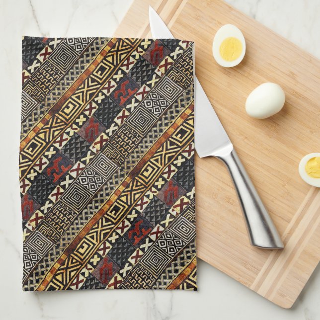 Kuba Cloth Tablecloth Geschirrtuch (Viertel Falte)