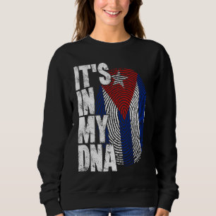Kuba Es Ist In Meiner DNA Für Männer Frauen Flagge Sweatshirt