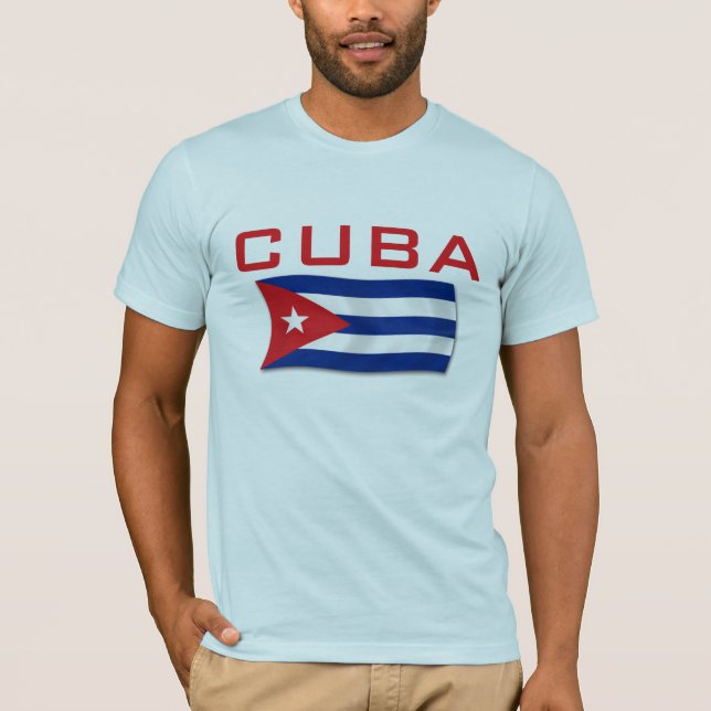 Kuba-Flagge 1 T-Shirt (Vorderseite)