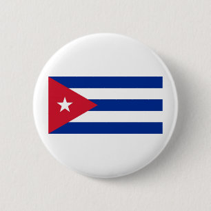 Kuba-Flagge Button