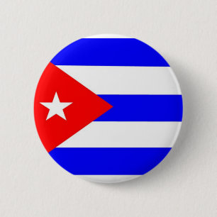 Kuba-Flagge Button
