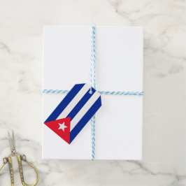 Kuba-Flagge Geschenkanhänger