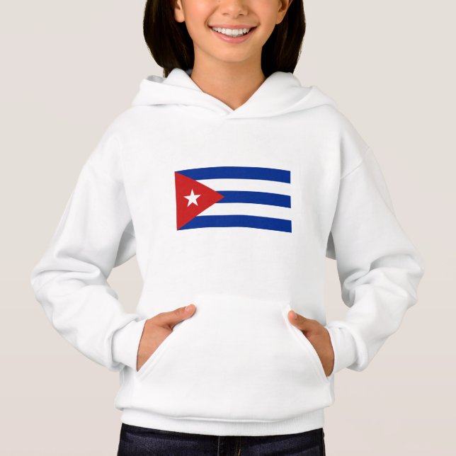 Kuba-Flagge Hoodie (Vorderseite)