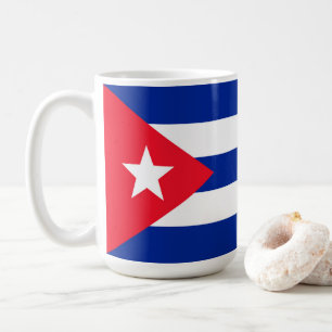 Kuba-Flagge Kaffeetasse