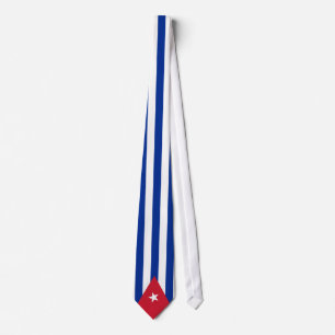 Kuba-Flagge Krawatte