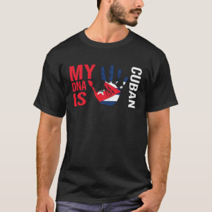 Kuba-Flagge meine kubanische DNA Kuba-Urlaub Kuba T-Shirt