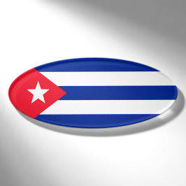 Kuba-Flagge Namenschild