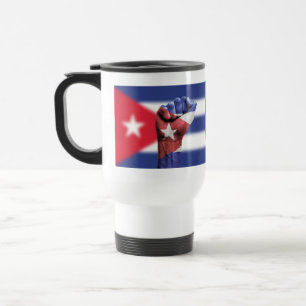 Kuba-Flagge Reisebecher