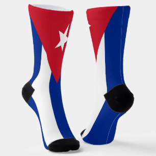 Kuba-Flagge Socken
