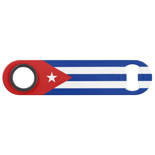 Kuba-Flagge Speed Flaschenöffner (Vorderseite (Horizontal))