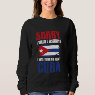 Kuba-Flagge Sweatshirt
