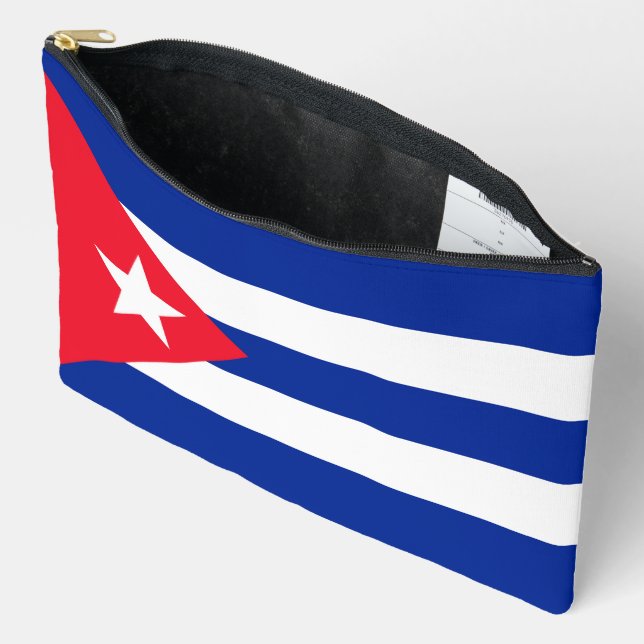 Kuba-Flagge Zubehörtasche (Offen)