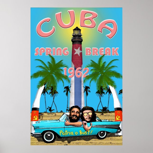 Kuba Frühjahrspause 1962 Poster (Vorne)