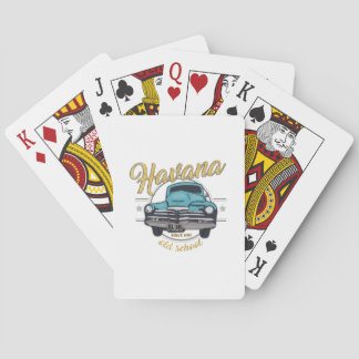 Kuba Havanna Kuba Altes Auto Beach Reisegeschenk Spielkarten