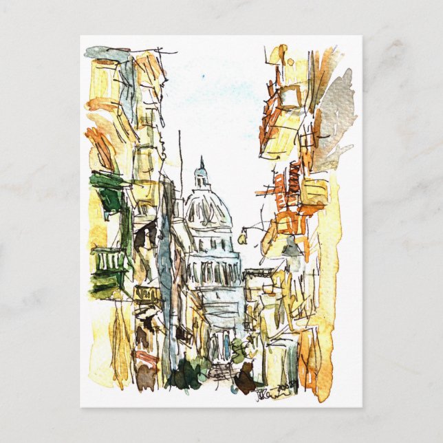 Kuba Havanna mit Hauptstadt Postkarte (Vorderseite)