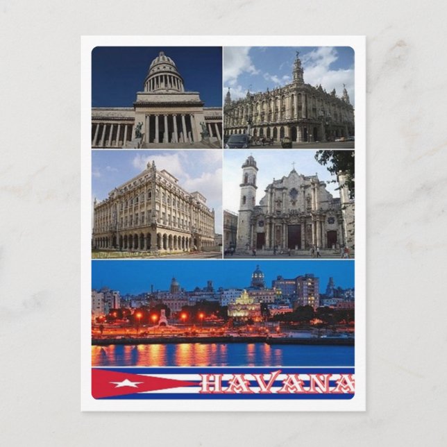 Kuba - Havanna - Mosaik - Postkarte (Vorderseite)