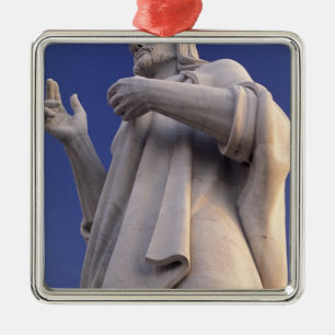 Kuba, Havanna, Skulptur von Jesus. Silbernes Ornament