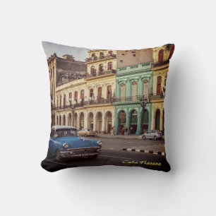 Kuba Havanna Vintage Klassiker Stadtbild Kissen