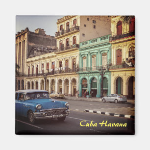Kuba Havanna Vintage Klassiker Stadtbild Magnet